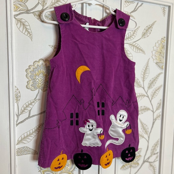 Bonnie Jean Other - Vintage Corduroy Purple Halloween Ghost Dress for Kids